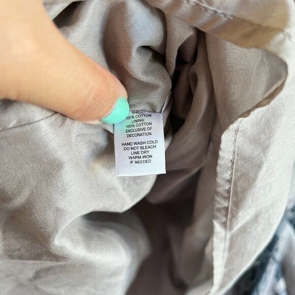 Loft Ann Taylor Empire‎ Waist Dress with sheer straps Size 6 Floral Print… - Picture 5 of 8